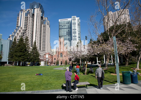 Yerba Buena Gardens, San Francisco Banque D'Images