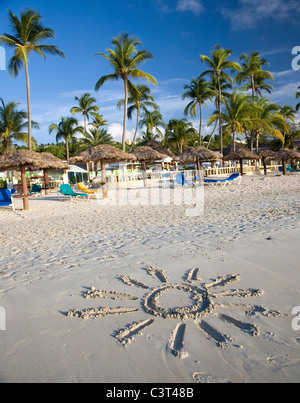 Dickenson Bay Beach à Antigua Banque D'Images