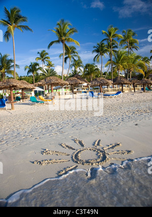 Dickenson Bay Beach à Antigua Banque D'Images