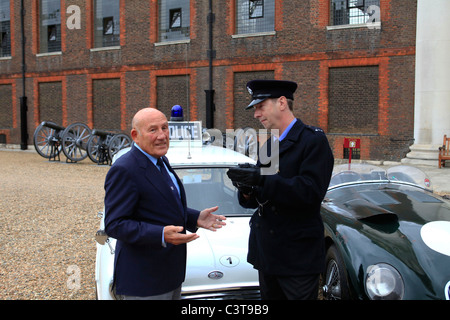 Les images d'aperçu de la Chelsea Auto Legends en septembre 2011 pour qui vous prenez-vous ? STIRLING MOSS ? Oui, en fait ! Banque D'Images