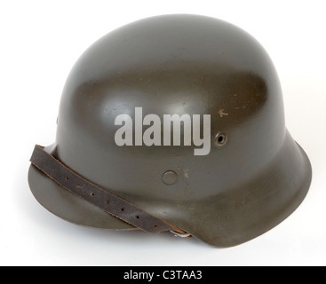 Casque allemand de la seconde guerre mondiale. Banque D'Images