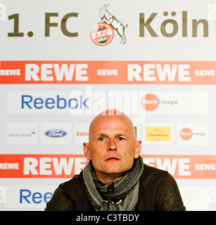 Portrait de norvégien Stale SOLBAKKEN, entraîneur de football allemand club de Bundesliga 1.FC Köln, Cologne Banque D'Images