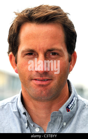 UK, Dorset, Skandia Sail for Gold Regatta, Skandia Team GBR, Ben Ainslie, Photo par : DORSET MEDIA SERVICE Banque D'Images