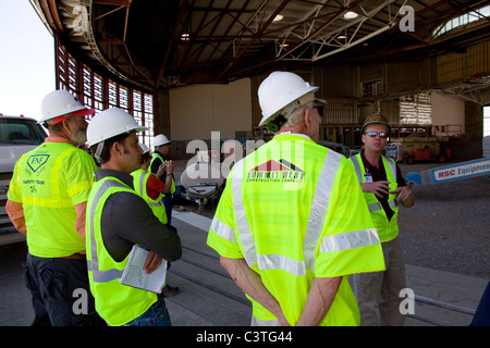 Le Spaceport America Tour, un hangar de terminal Virgin Galactic, près de vérité ou conséquences, NM Banque D'Images