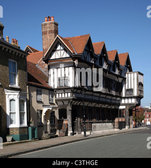 Tudor - Southampton House Museum de Bugle Street Banque D'Images