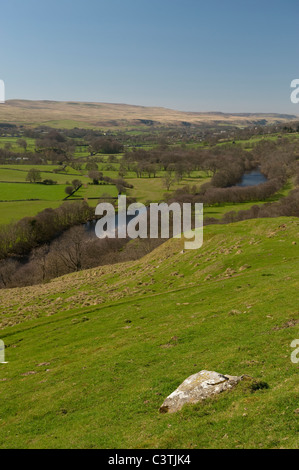 Jusqu'à la vallée de Teesdale Eggleston vers Middleton Teesdale dans Banque D'Images