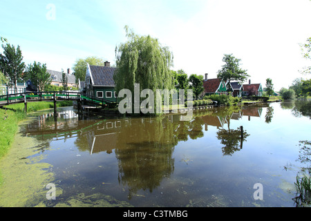 Le centre touristique et le village traditionnel de Zaandam Banque D'Images