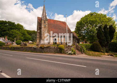 St Peters Church Village Newenden Kent England Banque D'Images