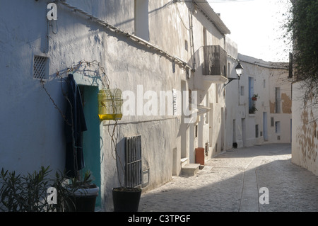 Vieille ville d'Eivissa Banque D'Images