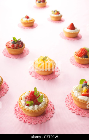 Tartes aux fruits Banque D'Images