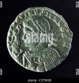 Ancient Roman coins environ 2000 ans Banque D'Images