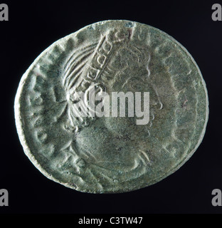 Ancient Roman coins environ 2000 ans Banque D'Images