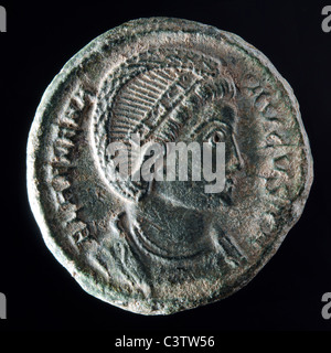 Ancient Roman coins environ 2000 ans Banque D'Images