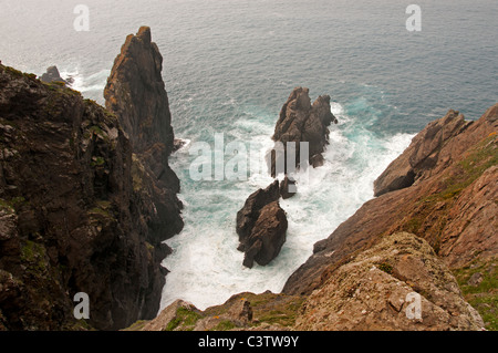 Cabo Ortegal Espagne Sea Cliffs Coast Carino Banque D'Images