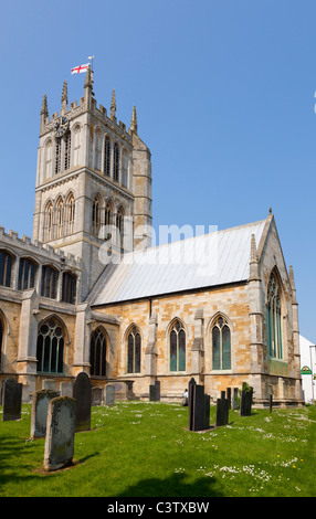 L'église St Mary Leicestershire Melton Mowbray Angleterre GO UK EU Europe Banque D'Images