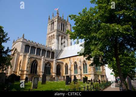 L'église St Mary Leicestershire Melton Mowbray Angleterre GO UK EU Europe Banque D'Images