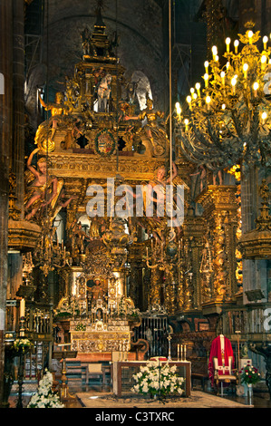 Catedral de Santiago de Compostelle Cathédrale de Santiago de Compostela Espagne Banque D'Images