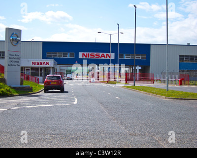 Usine Nissan. Sunderland Banque D'Images