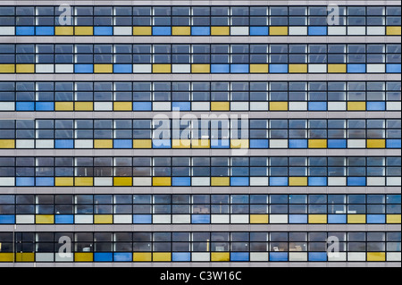 Bloc de bureau Bureau de Windows dans la région de Manchester Piccadilly. Banque D'Images