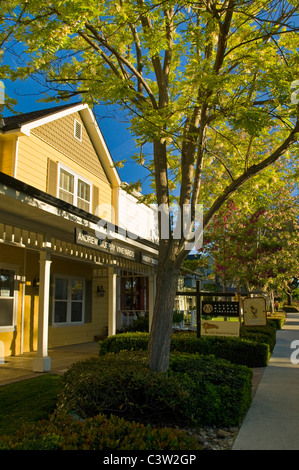 Le centre-ville de Los Olivos, comté de Santa Barbara, Californie Banque D'Images