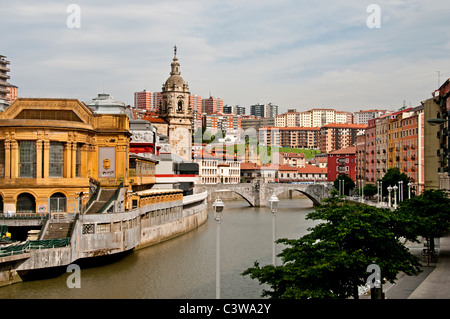 Bilbao Espagne Pays Basque espagnol town city Banque D'Images