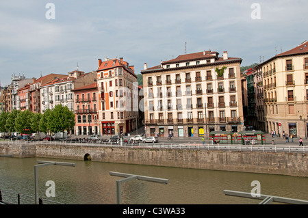 Bilbao Espagne Pays Basque espagnol town city Banque D'Images