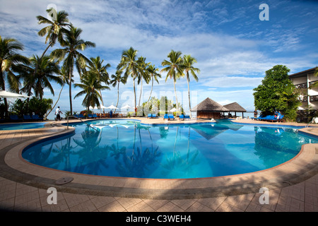 Warwick Fiji Resort and Spa, la Côte de Corail, Viti Levu, Fidji Banque D'Images