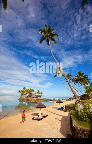 Warwick Fiji Resort and Spa, la Côte de Corail, Viti Levu, Fidji Banque D'Images