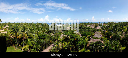 Outrigger on the Lagoon Resort, Viti Levu, Fidji Banque D'Images