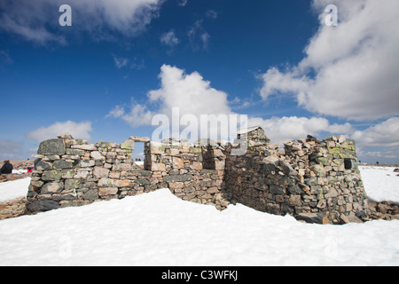 Le sommet du Ben Nevis, Ecosse, Royaume-Uni Banque D'Images