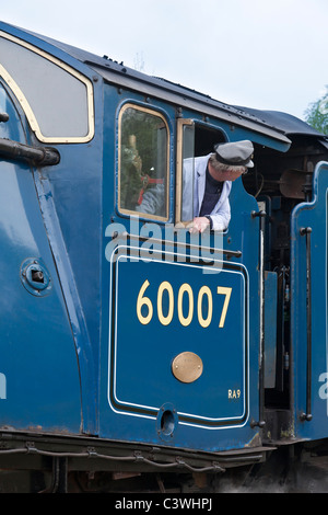 Locomotive à vapeur, 60007 , Sir Nigel Gresley Banque D'Images