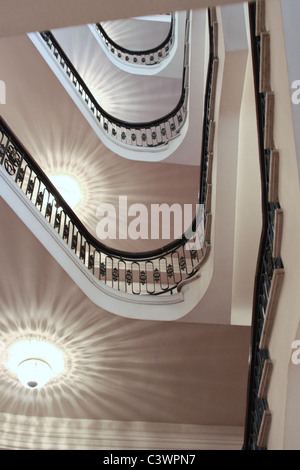 Hotel Bilbao espagne, escaliers Banque D'Images