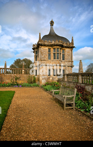 Montacute House Jardins du National Trust britannique Somerset Banque D'Images