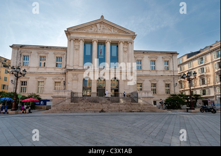 Le Palais-de-Justice à la Place du Palais, Nice Banque D'Images