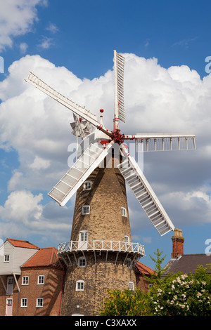 Maud Foster moulin à côté du drain Foster Maud Skirbeck Boston Lincolnshire Angleterre GO UK EU Europe Banque D'Images