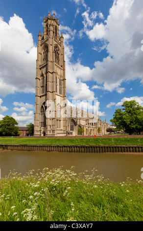 Le Boston stump Eglise St Botolph Boston Lincolnshire Angleterre GO UK EU Europe Banque D'Images