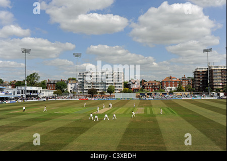 Le Sussex County Cricket match joué au sol dans le comté de Probiz Hove UK Banque D'Images