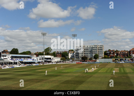 Le Sussex County Cricket match joué au sol dans le comté de Probiz Hove UK Banque D'Images