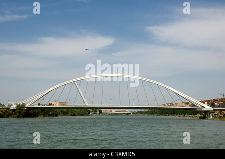 Barqueta bridge à Séville Banque D'Images