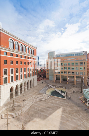 Trois et deux Brindley Place, Brimingham, West Midlands. Banque D'Images