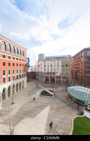 Trois et deux Brindley Place, Brimingham, West Midlands. Banque D'Images