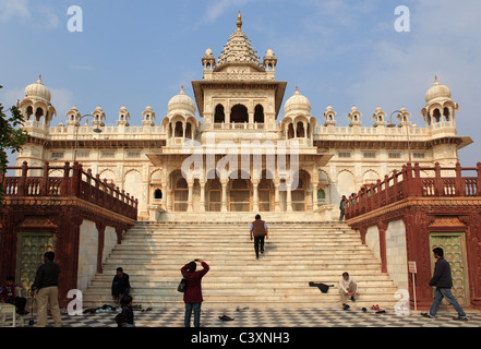 Mausolée Jaswant Thada à Jodhpur, Inde Banque D'Images