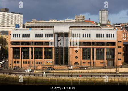 La Loi sur les tribunaux du Quayside Newcastle upon Tyne Banque D'Images