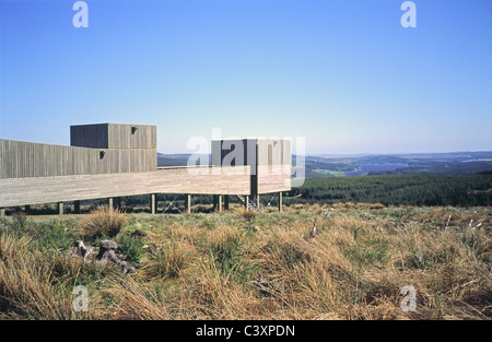 Dans l'Observatoire de Kielder Kielder Water et Forest Park, Northumberland, England, UK Banque D'Images