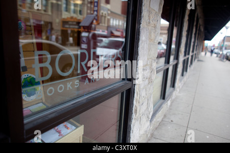 Vue générale des frontières flagship store à Ann Arbor, Michigan, USA. Banque D'Images