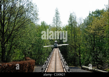 Le blockhaus Eperlecques bombe volante V1,sur la rampe de lancement,Pas de Calais,Nord-Pas-de-Calais, France, WW II,V2 de base de l'arme Banque D'Images