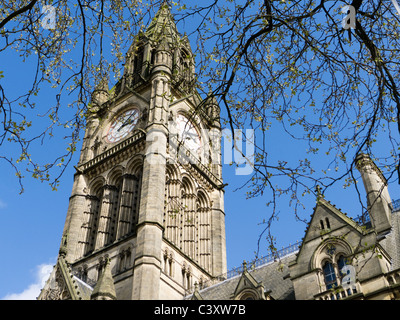 Hôtel de ville de Manchester, Albert Square, Manchester Banque D'Images