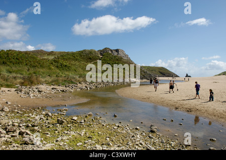 Grand Haven South beach, Pembrokeshire, Pays de Galles Banque D'Images