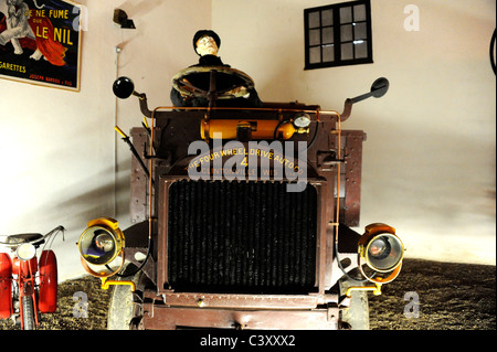 Musée Maurice Dufresne Musée dans le moulin de Marnay, près de Tours et Azay-le-rideau, Indre-et-Loire, Touraine, France. Banque D'Images