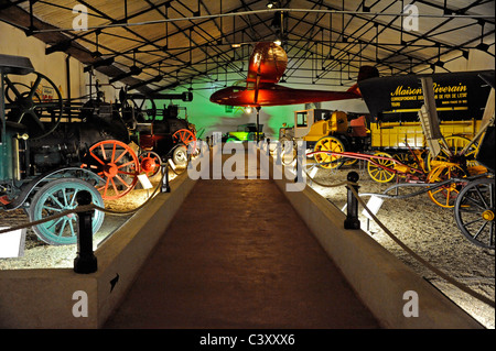 Musée Maurice Dufresne Musée dans le moulin de Marnay, près de Tours et Azay-le-rideau, Indre-et-Loire, Touraine, France Banque D'Images